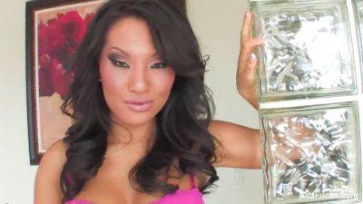 Asa Akira - Asa Akira's hottest tits and shaved pussy in high heels will make you cum hard - sexu.com