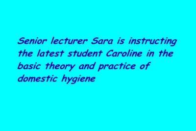 Sara And Caroline In The Institute Of Domestic Hygiene - hotmovs.com - Britain