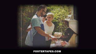 Marcus London - Kit Mercer - Allie Nicole - Stepdaugthers get a lesson in submission from their kinky Foster Parents - sexu.com