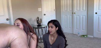 Nickey Huntsman - Step Mom - Big Tits Milf Nickey Huntsman & Hot Latina Reina Rae Eat Ass & Deepthroat Daddy’s Dick - inxxx.com