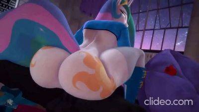 Princess Celestia's Passion for Thick Black Shlong - porntry.com