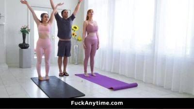 Lauren Phillips - Penelope Kay - Steamy Yoga Session with Renowned Yogi and Two Sexy Women - Penelope Kay, Lauren Phillips - FuckAnytime - xxxfiles.com