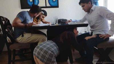 Pupils Exploit Teacher's Arousal for Intense Gangbang (1/2) - xxxfiles.com - Mexico